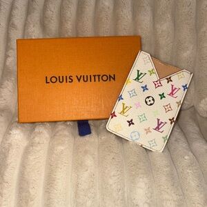 Authentic Louis Vuitton x Murakami Monogram Card Holder 2003 Box & COA